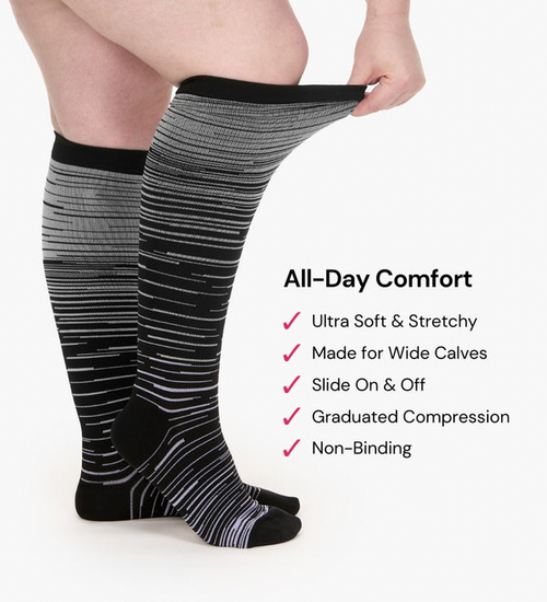 Everstride™ Stripes Compression Socks